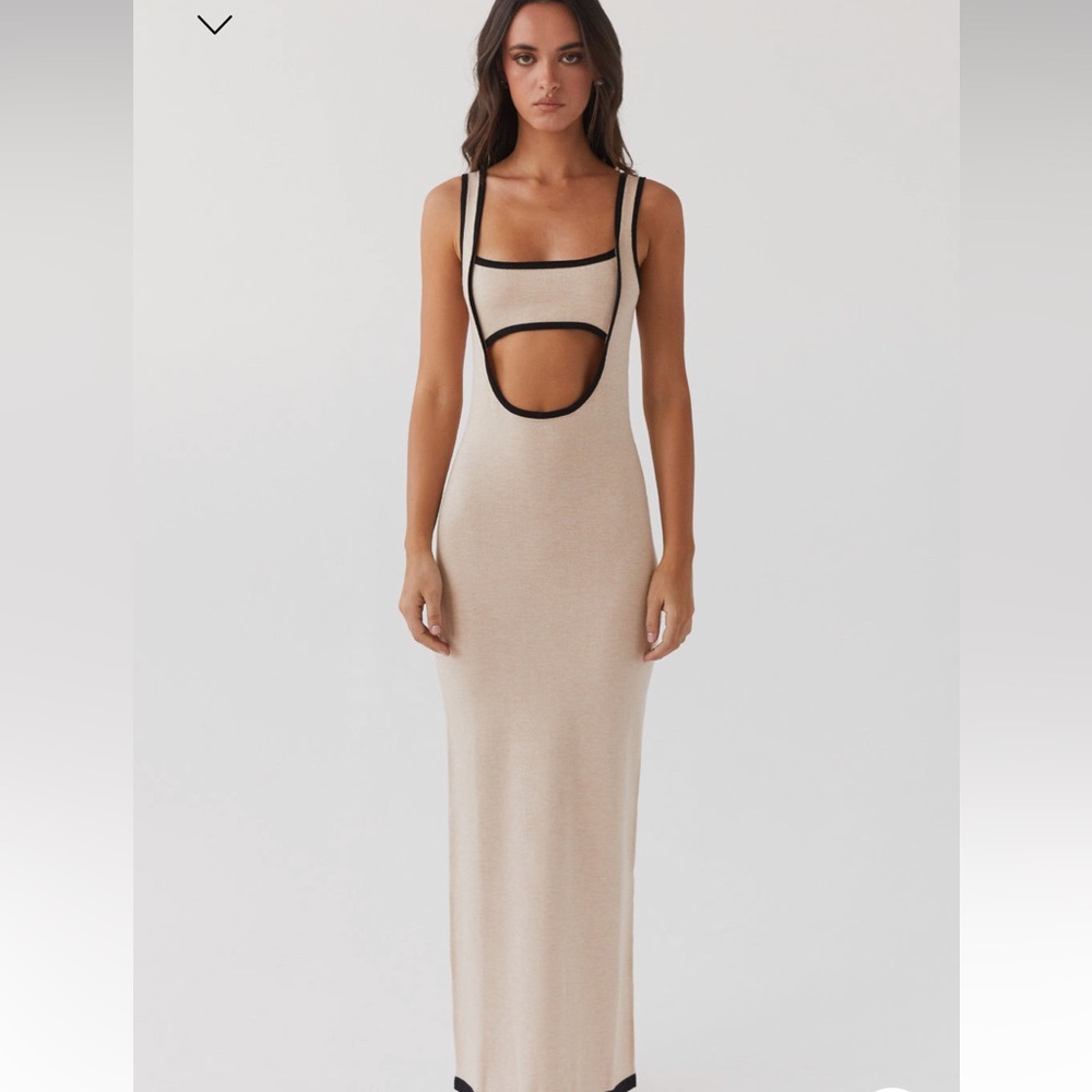 Peppermayo lost in Paris knit maxi dress
